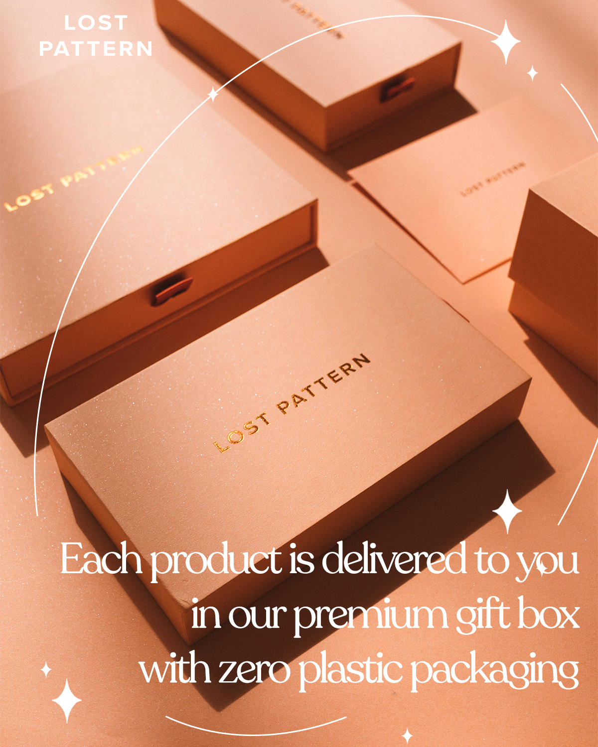 "Moonlit Stars" Silk Bandana Scarf - Gold