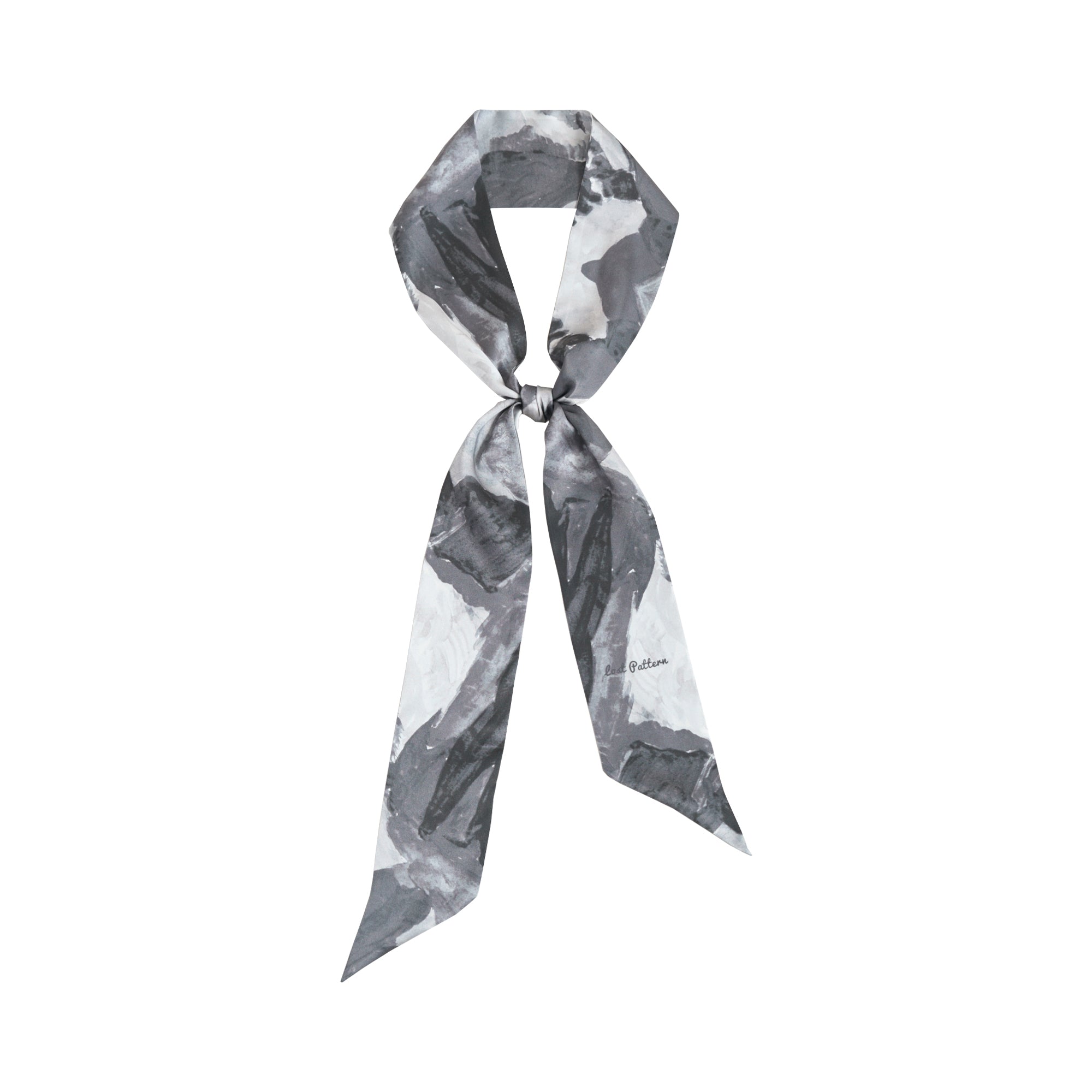 "Himalaya" Silk Neck Bow Scarf