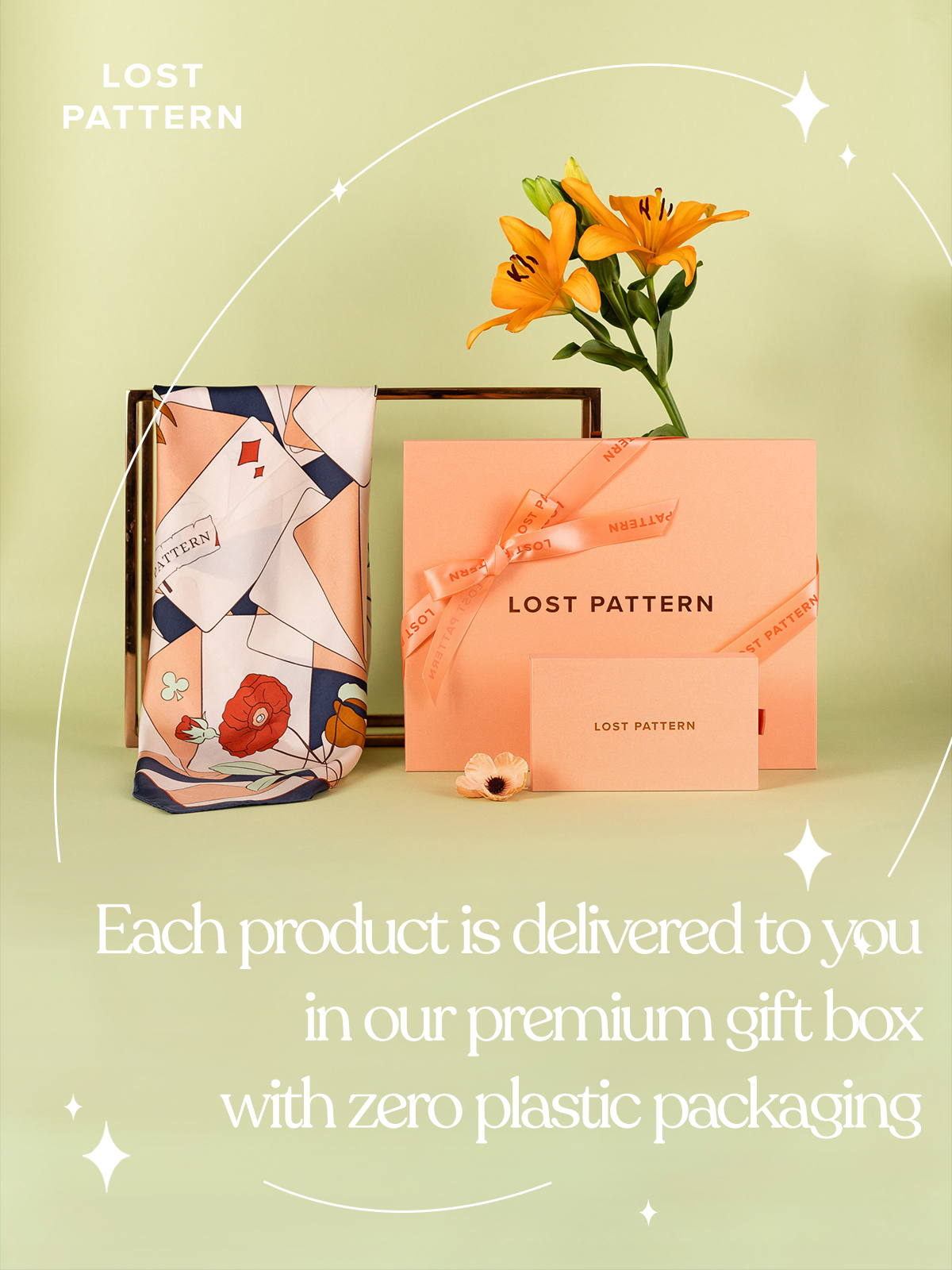 "Camellia" Silk Bandana Scarf - Dark Blue