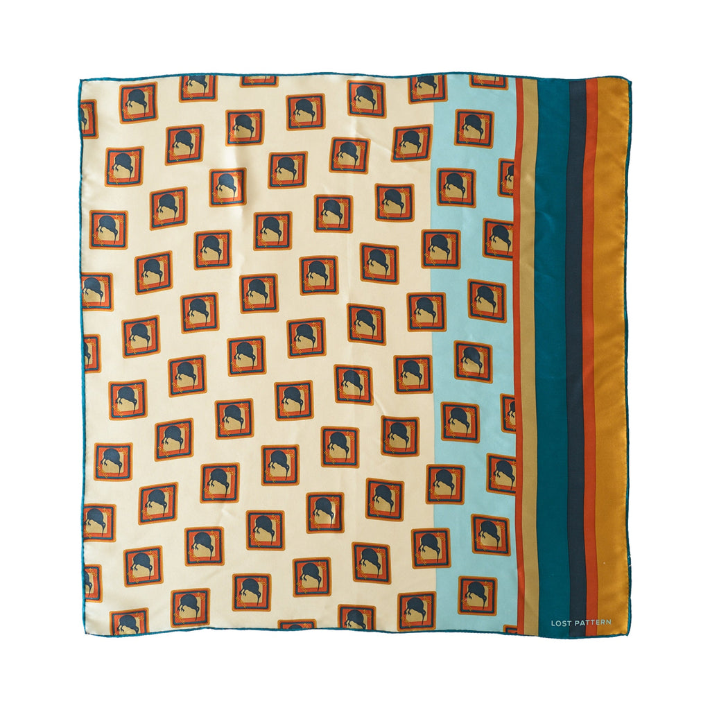 "Kiwi" Silk Bandana