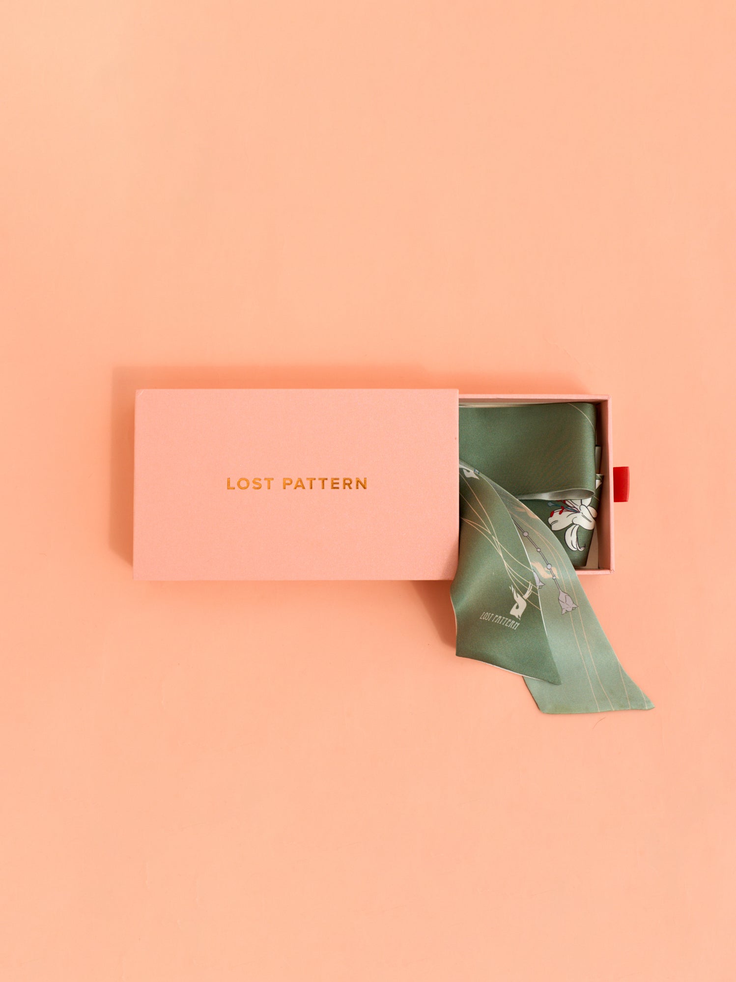 "Lily" Silk Skinny Scarf