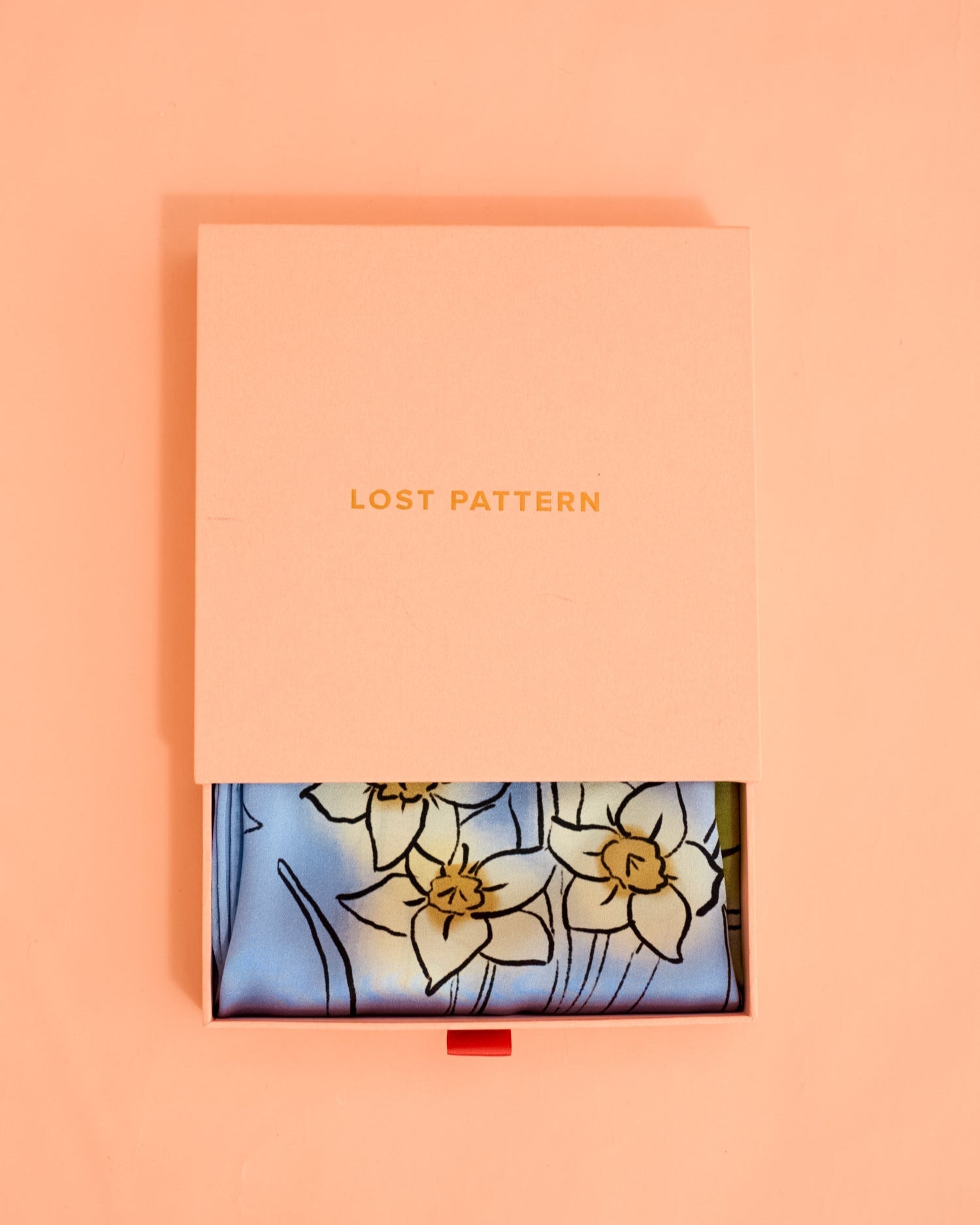 "New York in Sketches" Silk Scarf - Blue