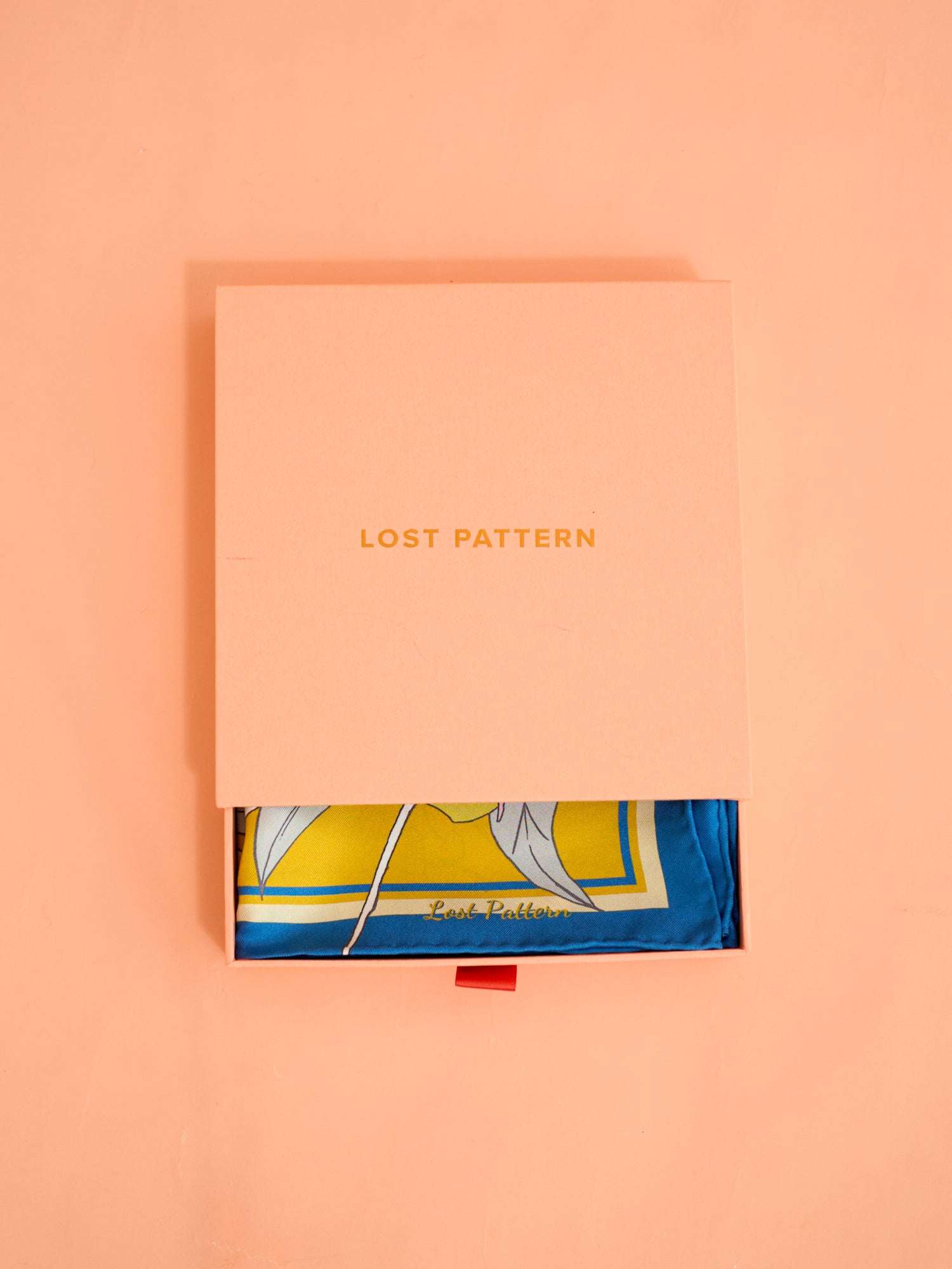 "El Amor" Silk Bandana - Yellow