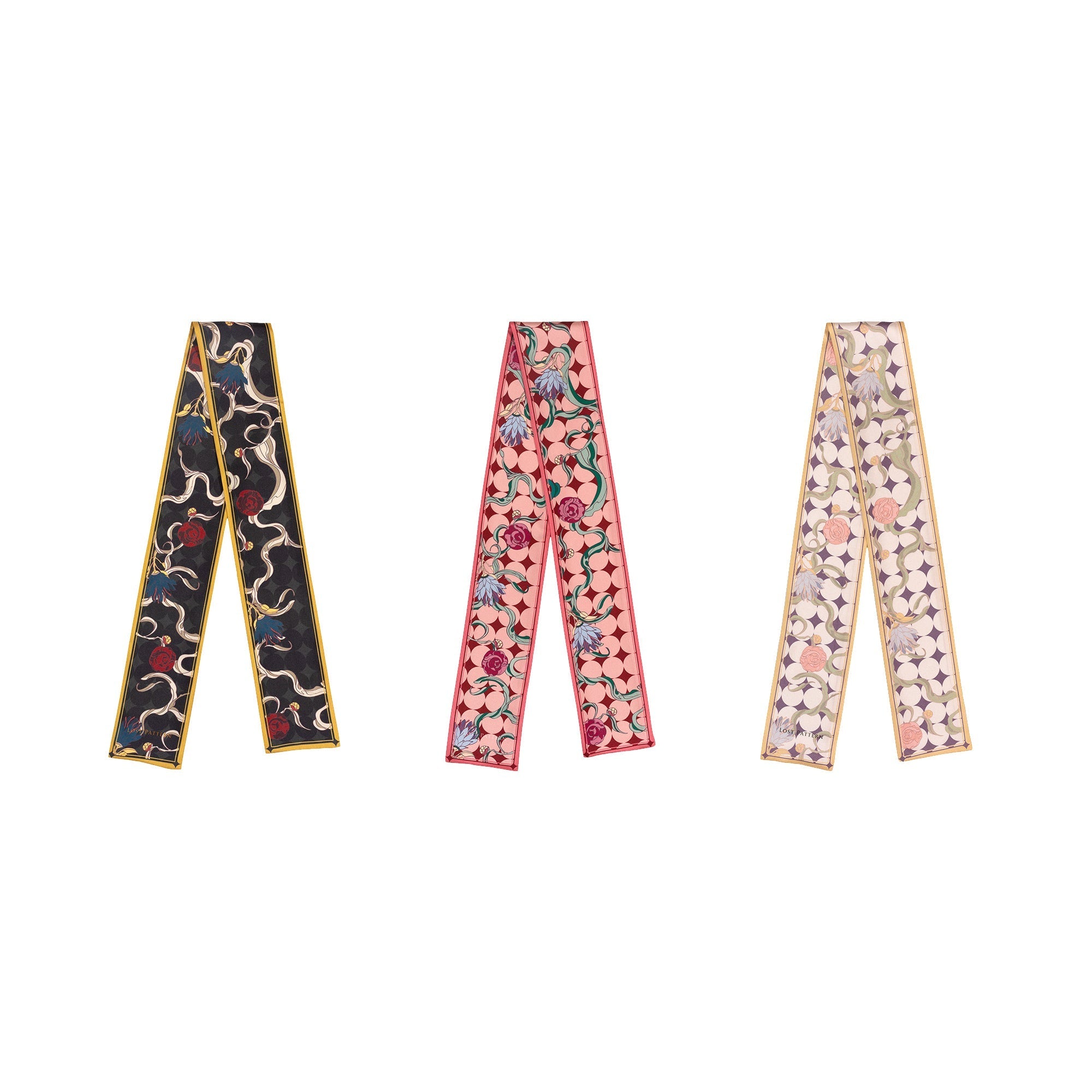 "Dream" Silk Twill Neck Bow - Sakura Pink