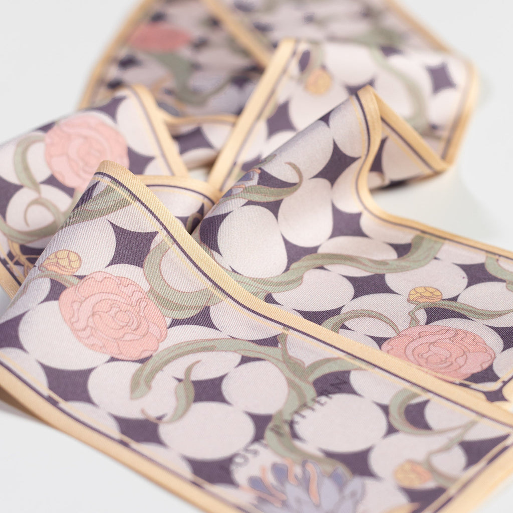 "Dream" Silk Twill Neck Bow - Yellow