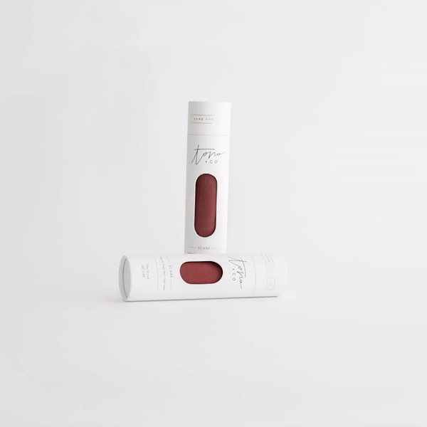 'The Classic' Washable Silk Scarf in Copper