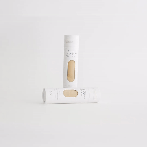 'The Classic' Washable Silk Scarf in Cream