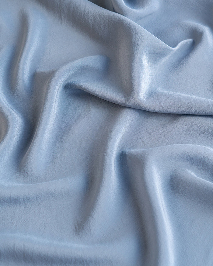 'The Classic' Washable Silk Scarf in Sea