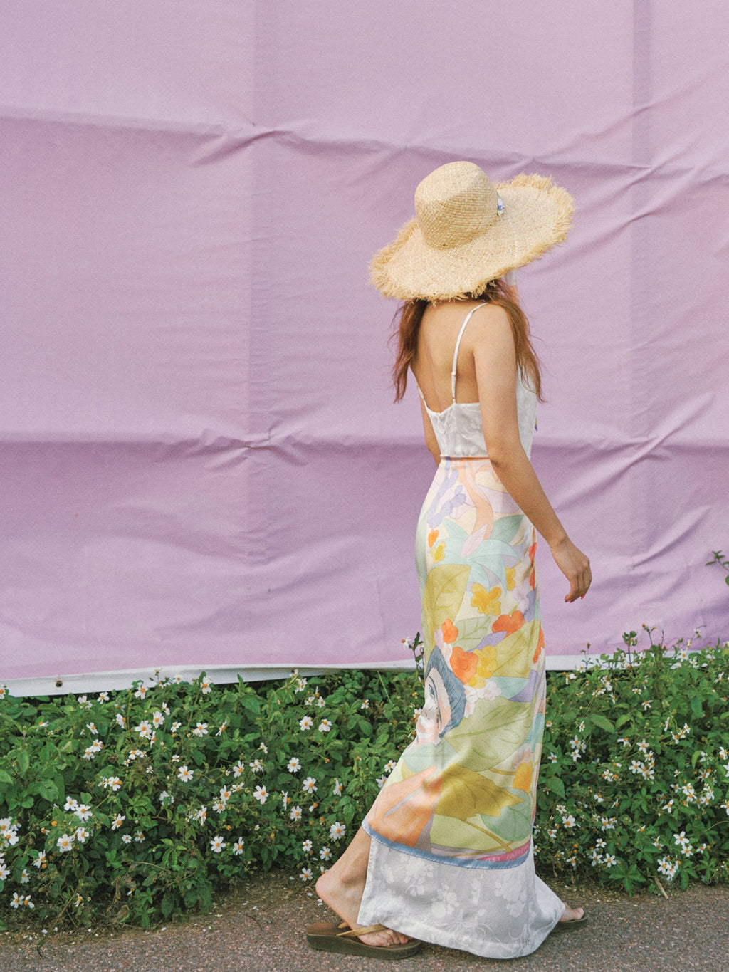 "I Am My Own Muse by Frida" Large Silk Scarf