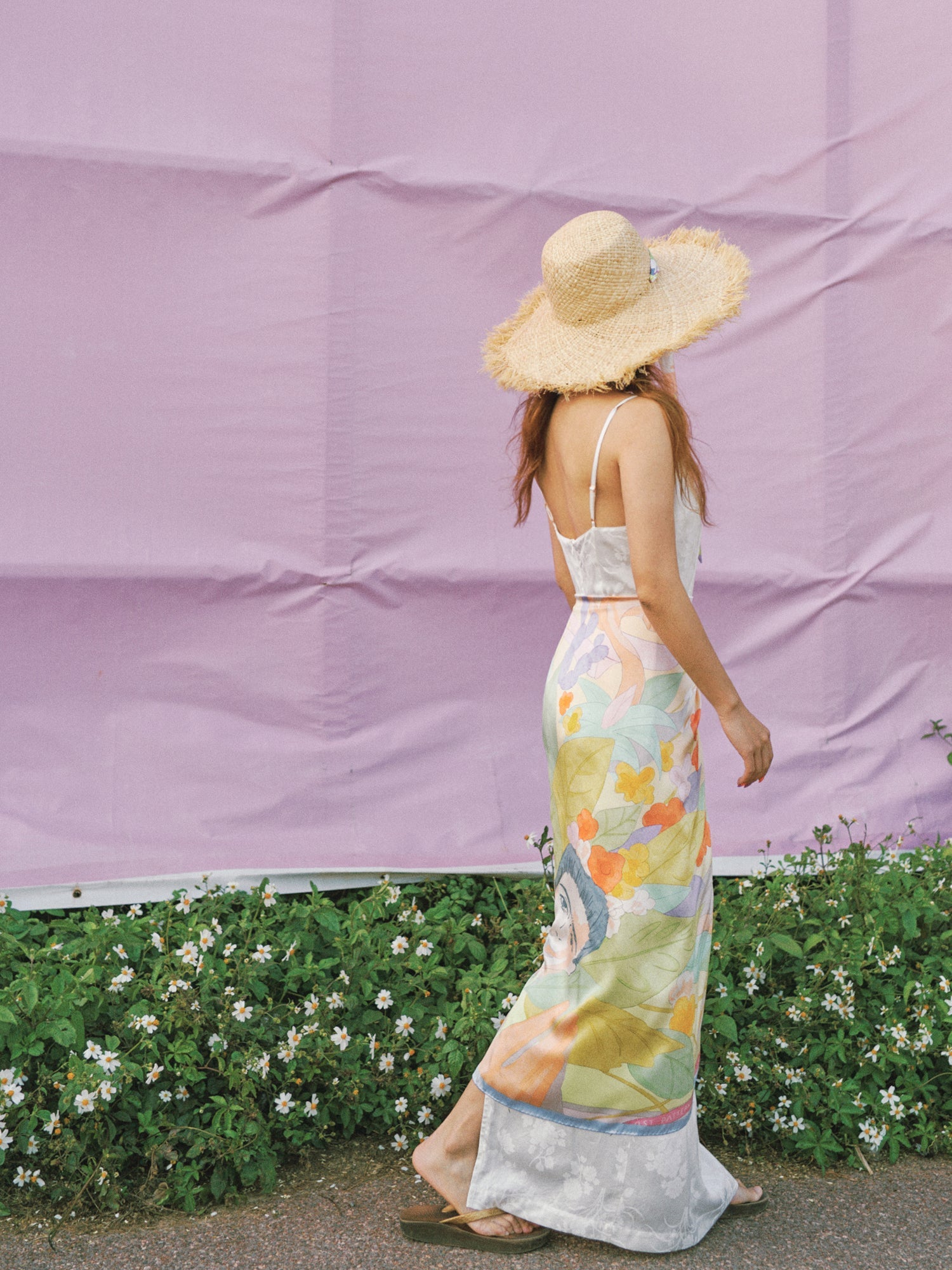 "I Am My Own Muse by Frida" Large Silk Scarf