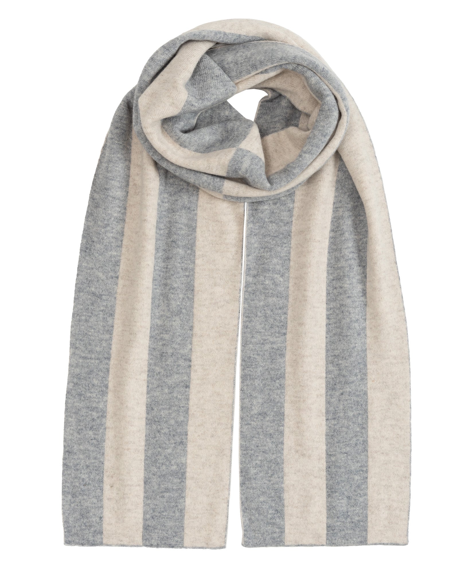Split Scarf in color cream
