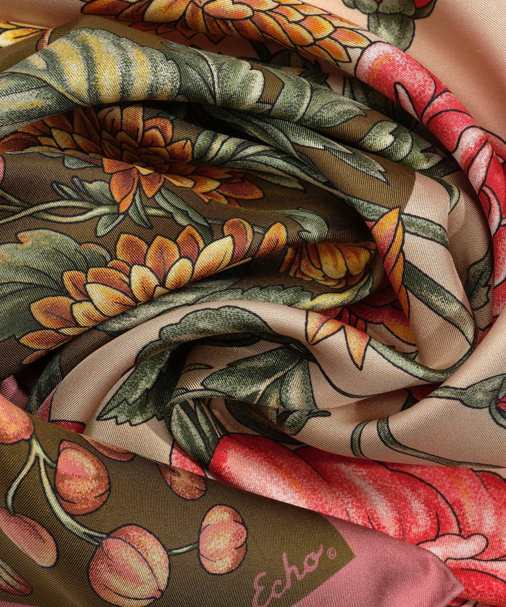 The Seasons Fall Silk Bandana