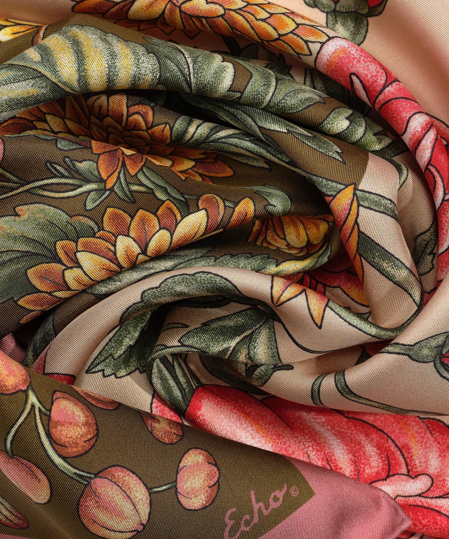 The Seasons Fall Silk Bandana