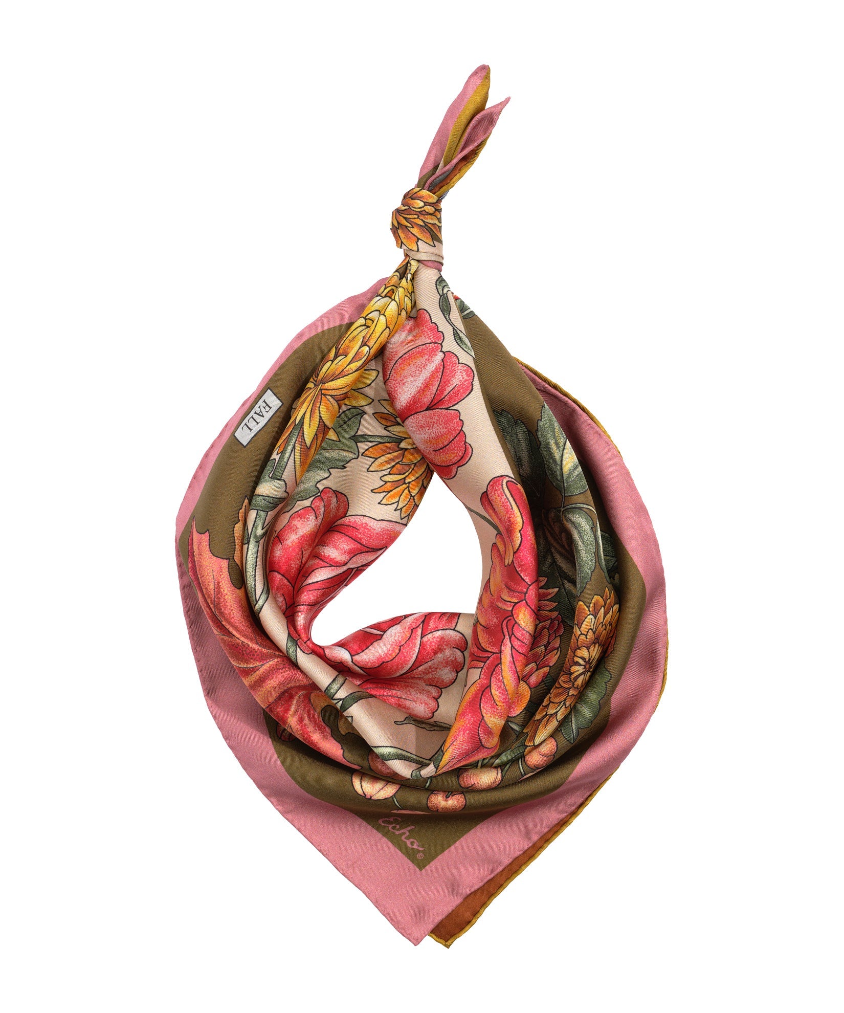 The Seasons Fall Silk Bandana