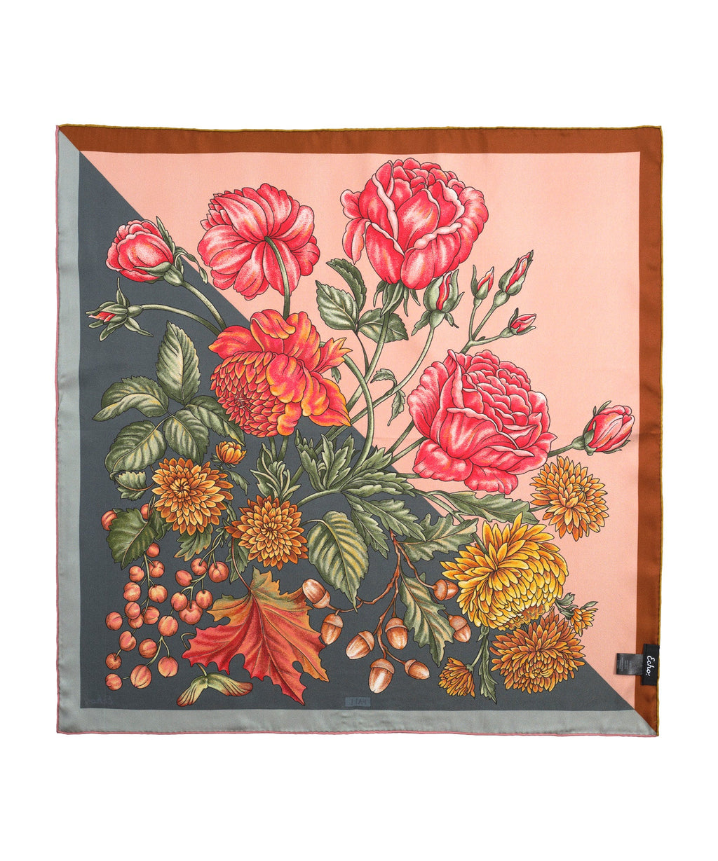 The Seasons Fall Silk Bandana