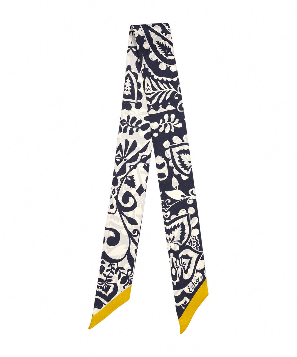 Park Paisley Silk Ribbon Scarf