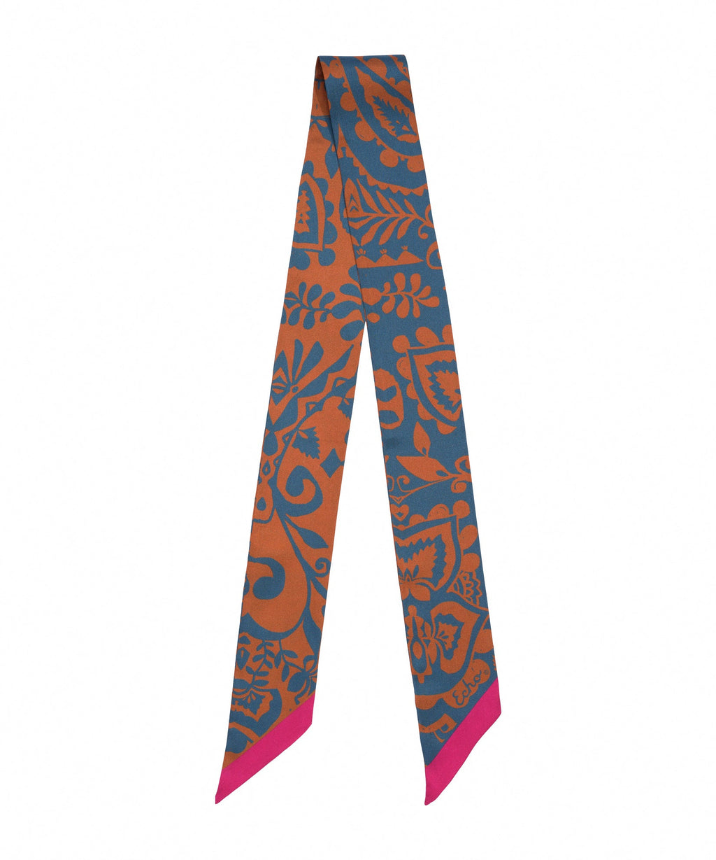 Park Paisley Silk Ribbon Scarf