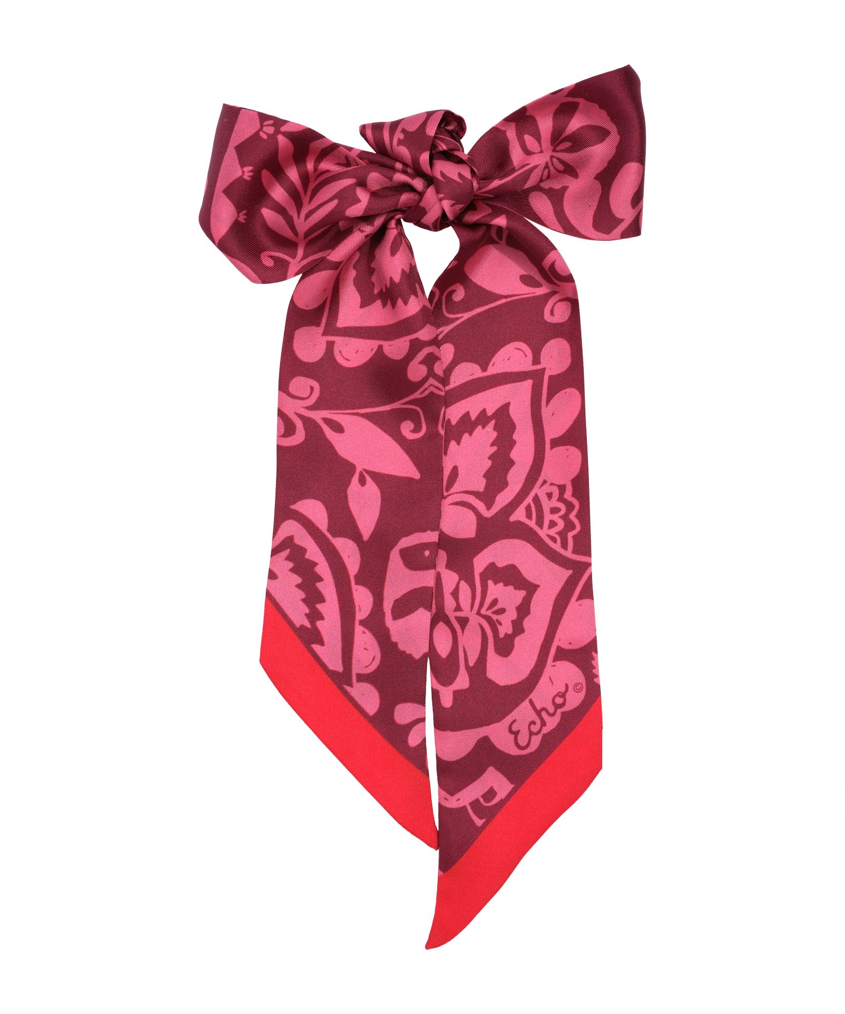Park Paisley Silk Ribbon Scarf