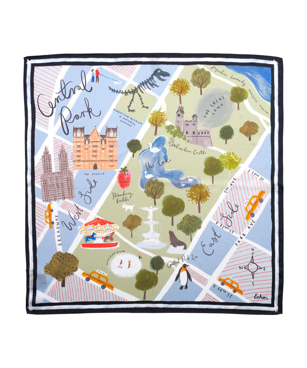 Central Park Silk Bandana