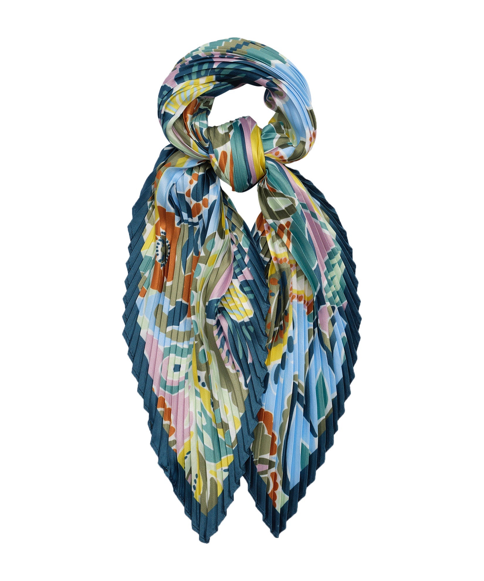 Paisley Pleated Diamond