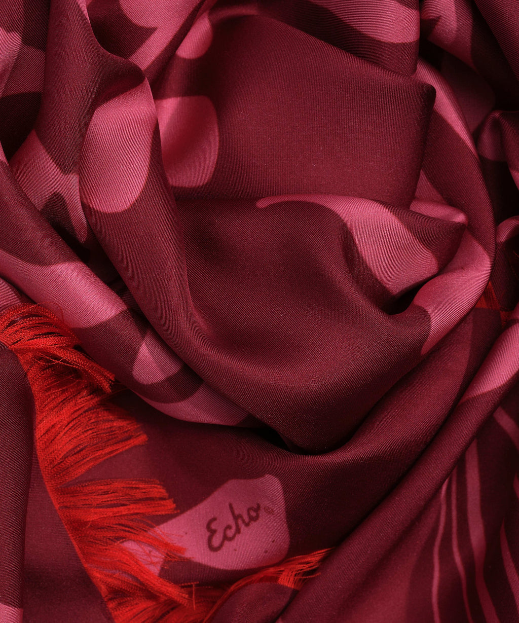 Park Paisley Oversized Silk Square Scarf