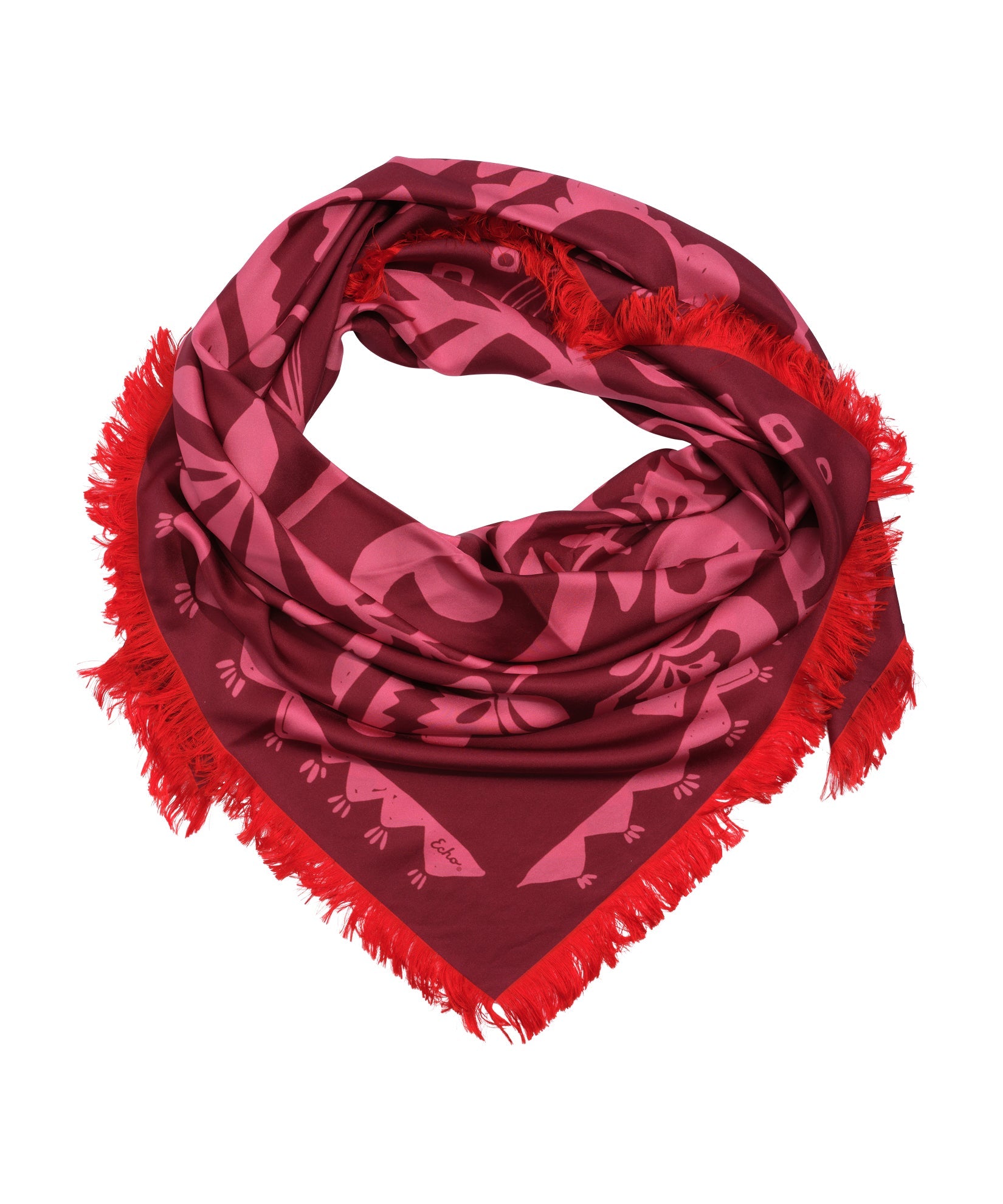 Park Paisley Oversized Silk Square Scarf