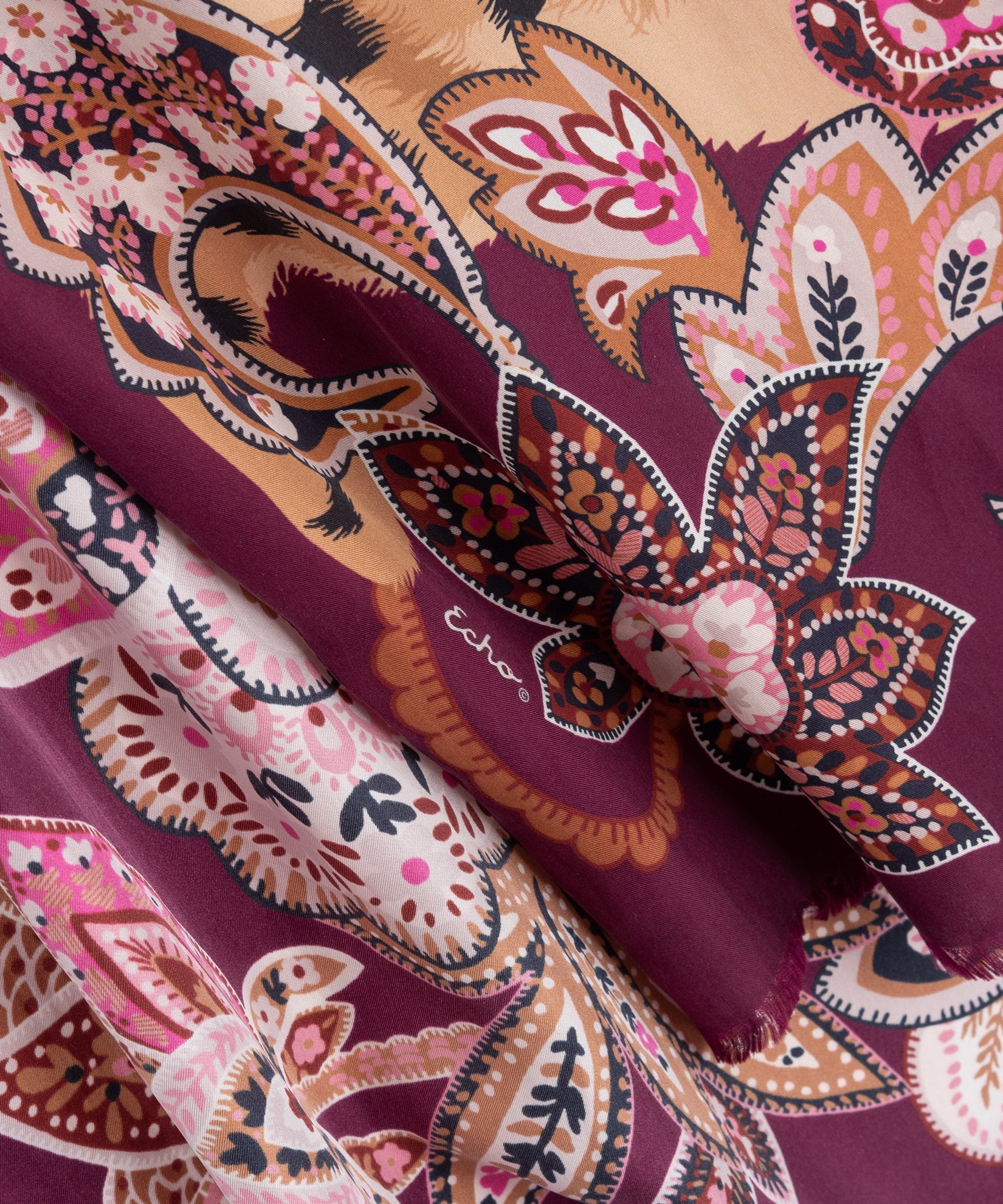 Snow Leopard Silk Wrap