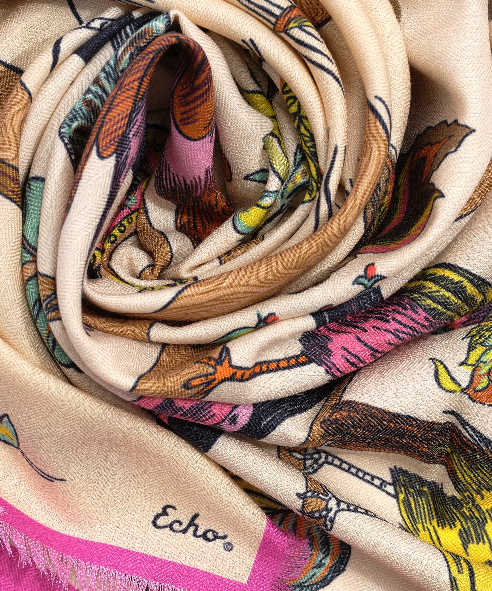 Park Visitors Oversized Square Scarf