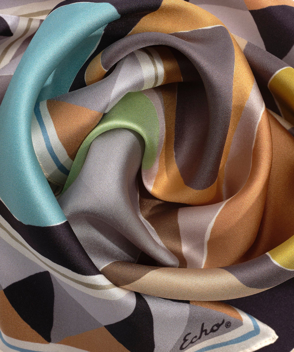 Painted Dots Silk Bandana