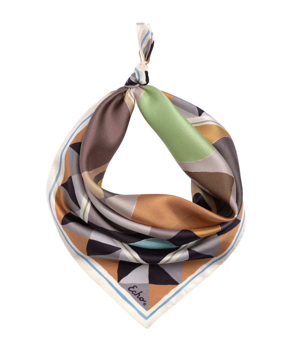 Painted Dots Silk Bandana