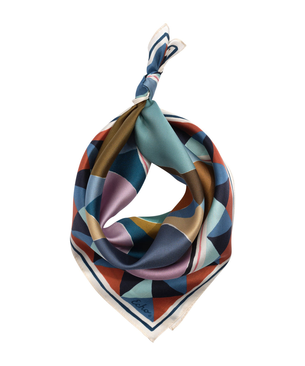 Painted Dots Silk Bandana