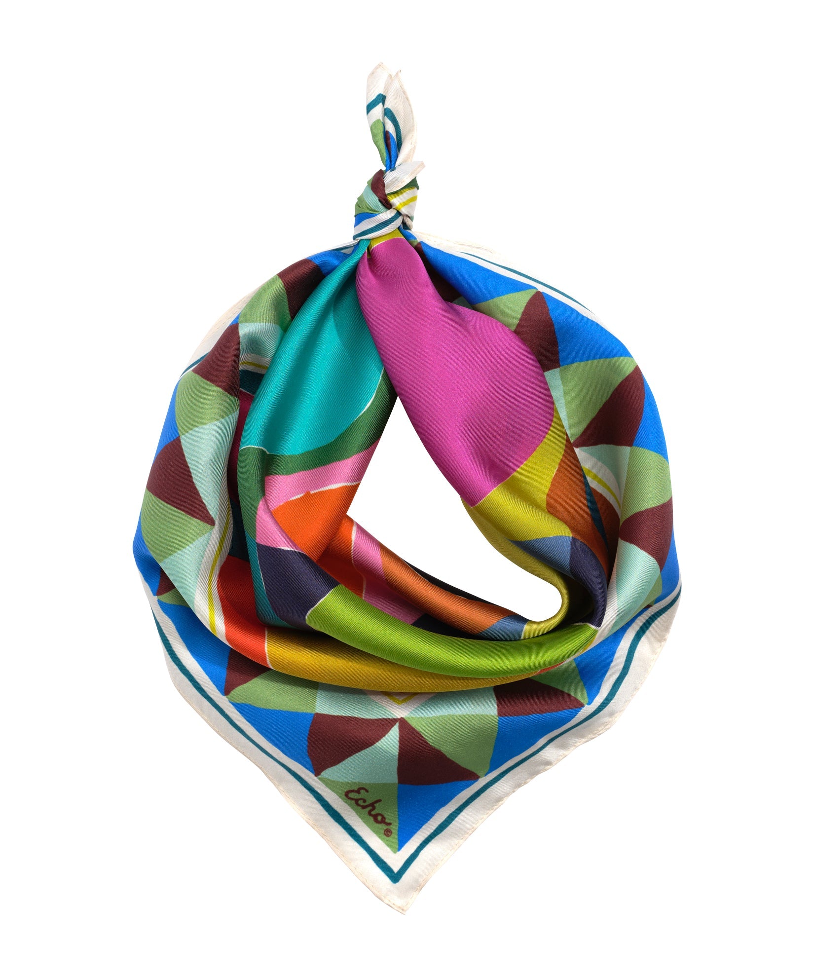 Painted Dots Silk Bandana