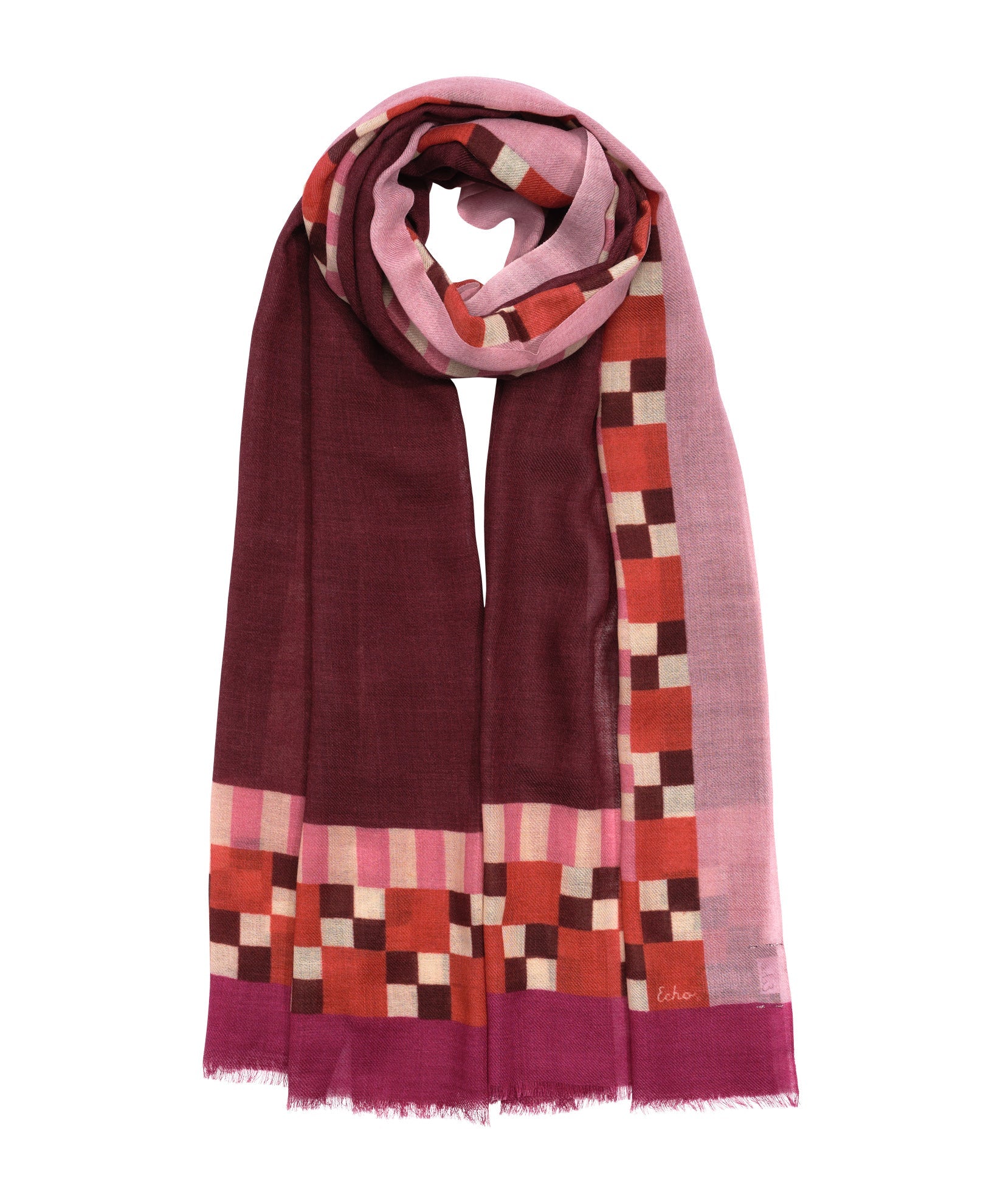 Soho Geo Wrap in color fired brick