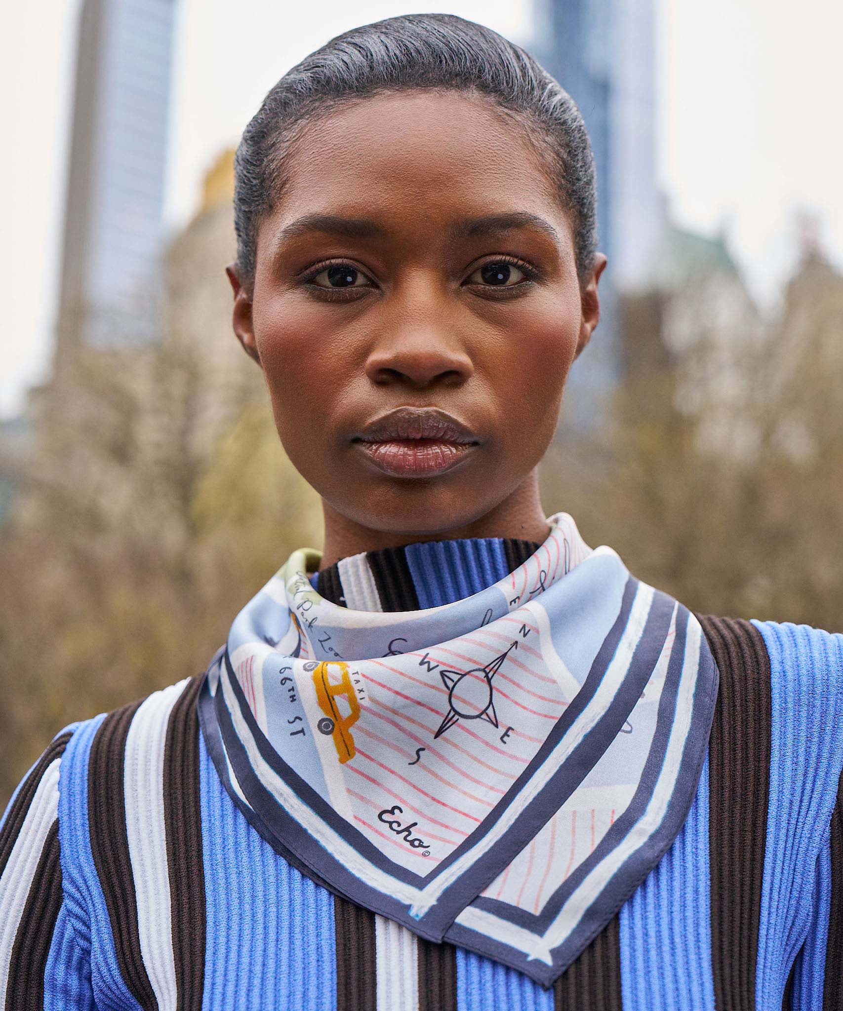 Central Park Silk Bandana