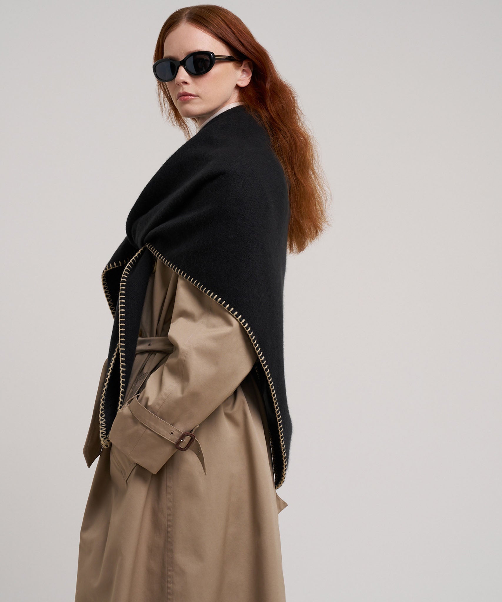 Oversized Triangle Wrap