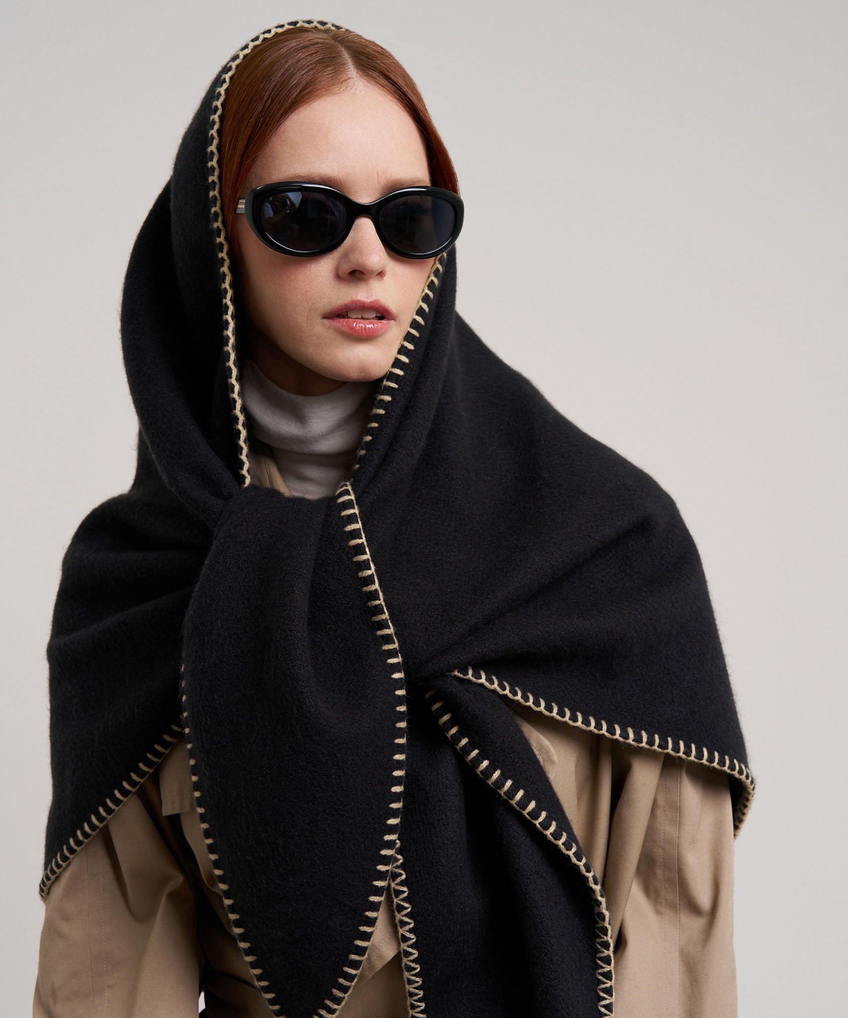 Oversized Triangle Wrap