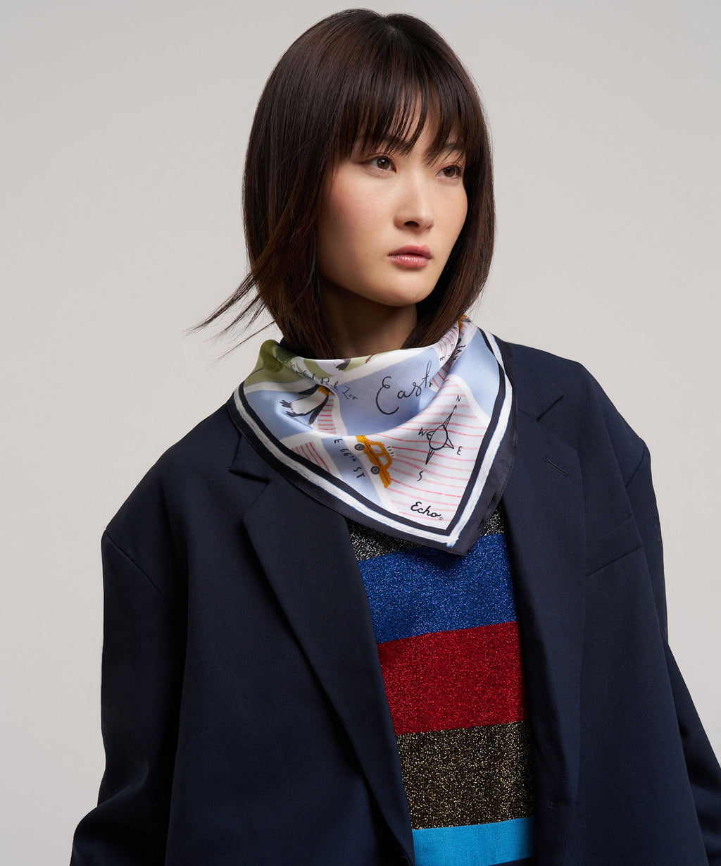 Central Park Silk Bandana
