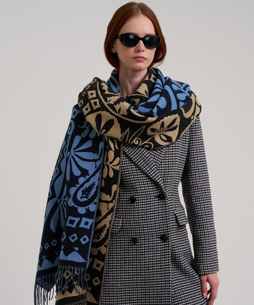 Park Paisley Jacquard Scarf