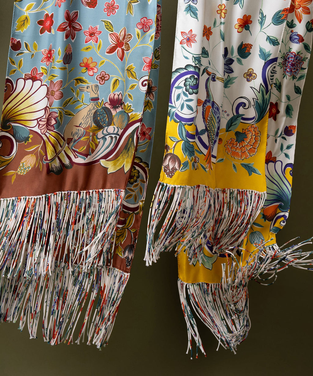 Park Stroll Silk Oblong Scarf