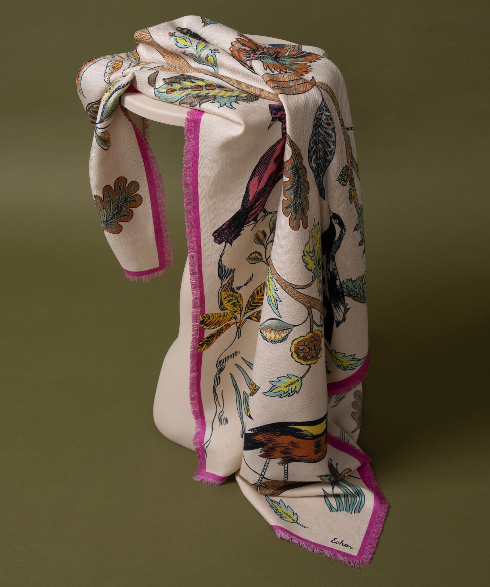 Park Visitors Oversized Square Scarf