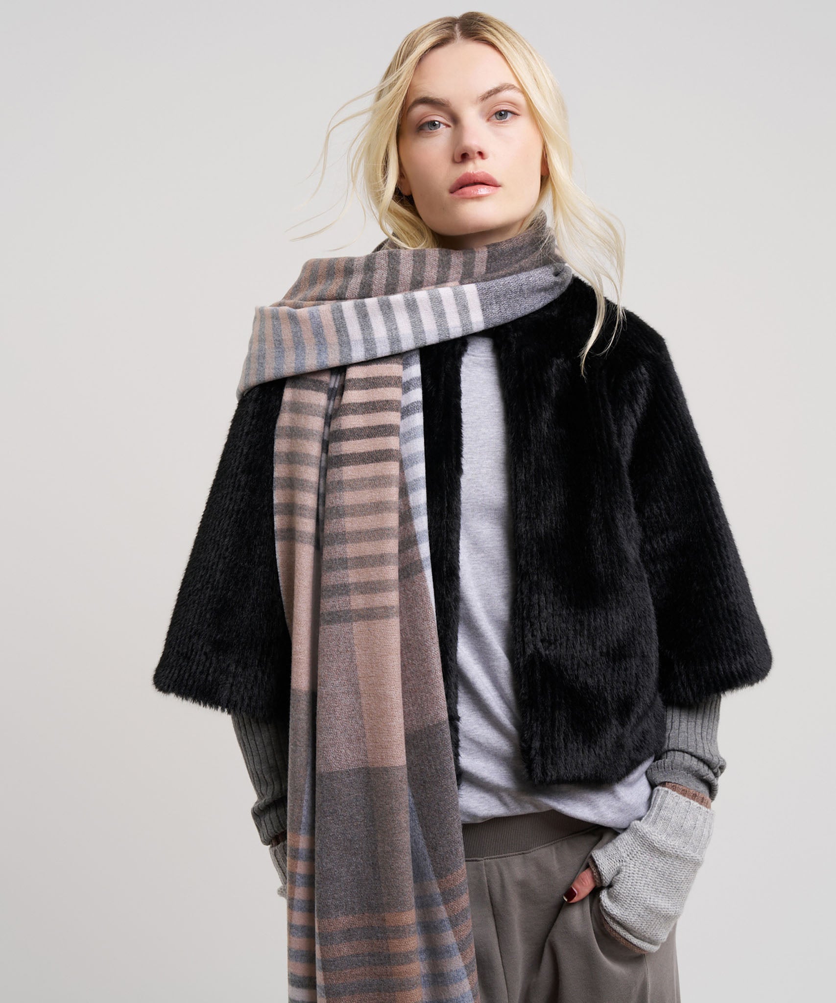 Gramercy Plaid Wrap