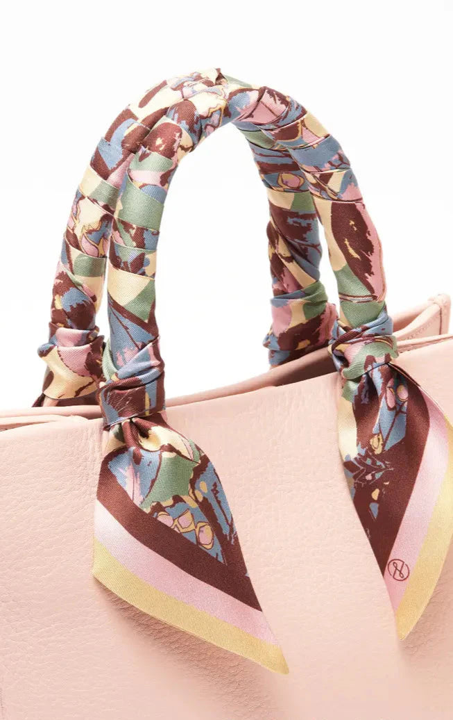 Lost Pattern x Leatherology Silk Twill Skinny Scarf - Pastel