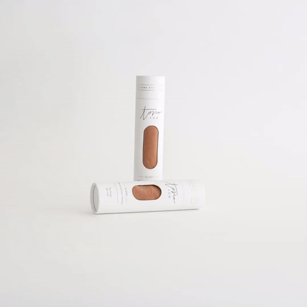 'The Classic' Washable Silk Scarf in Rose Gold