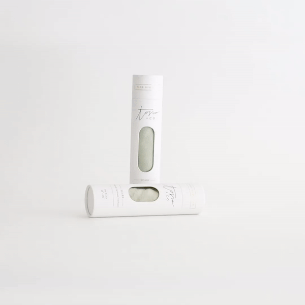 'The Classic' Washable Silk Scarf in Sage