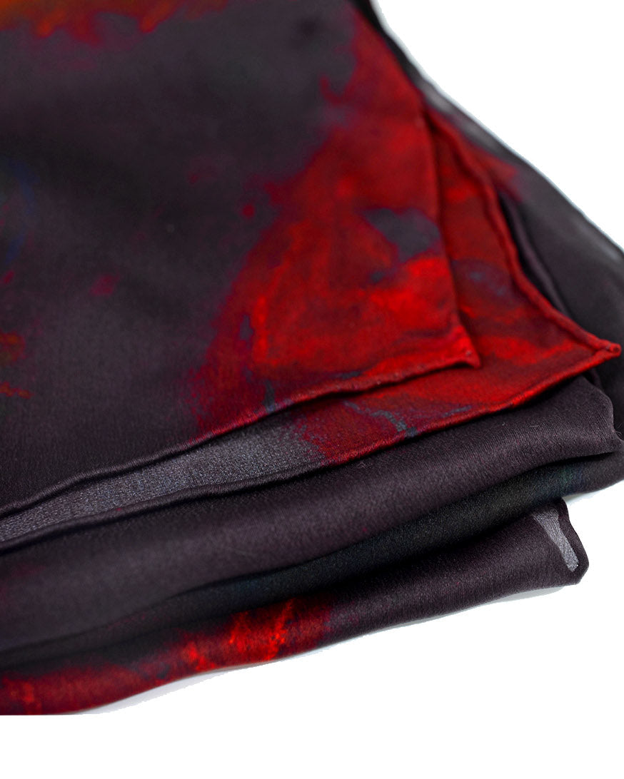 "La Rosa" Silk Shawl