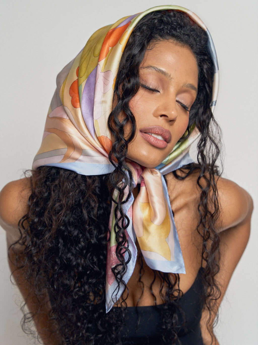 "I Am My Own Muse by Frida" Large Silk Scarf