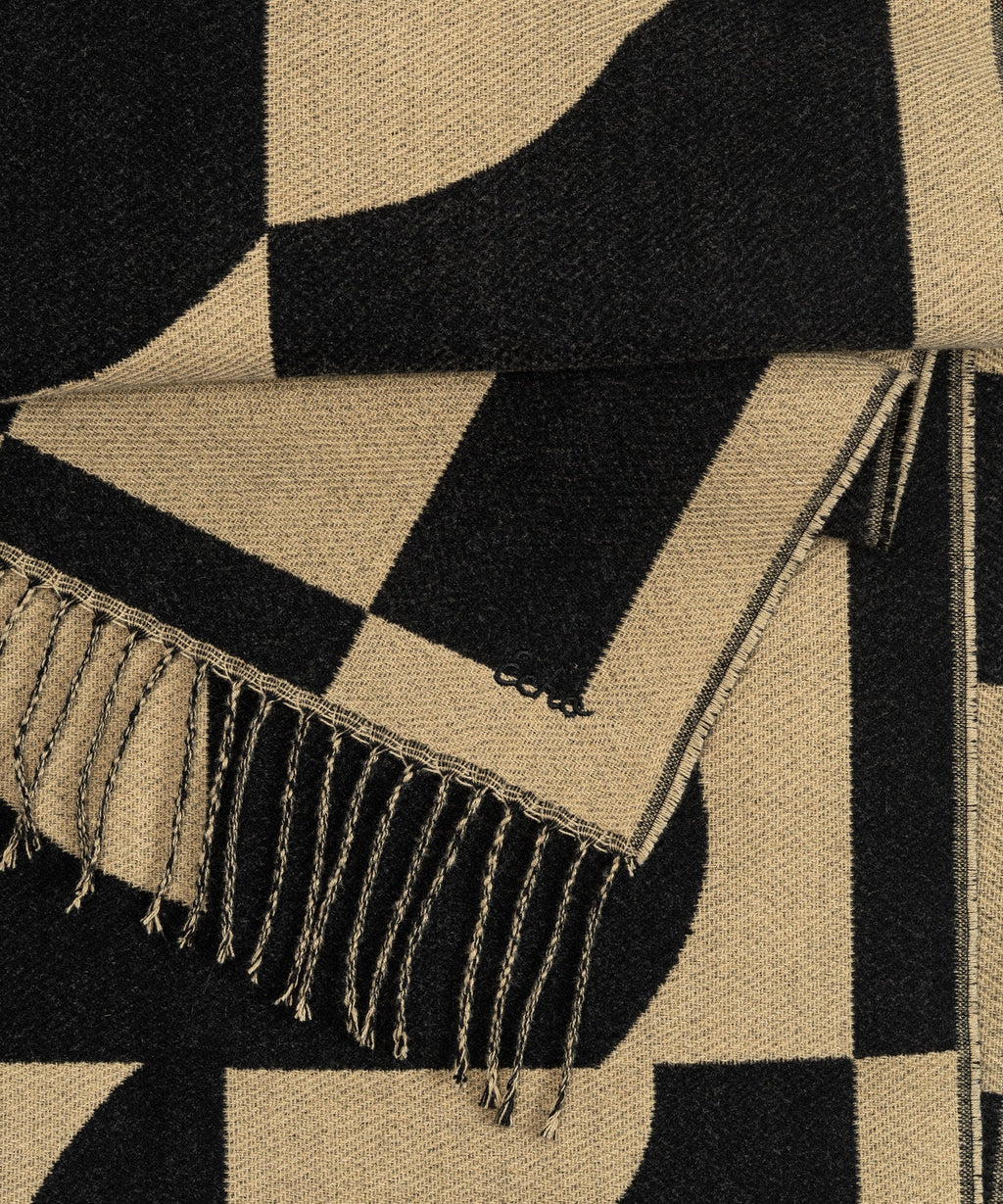 Geo Double Face Jacquard Scarf